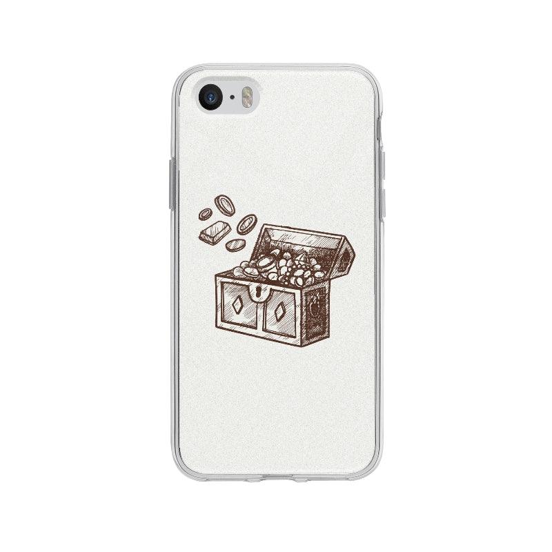Coque Trésor pour iPhone 5S - Coque Wiqeo 5€-10€, Camille B, Illustration, iPhone 5S Wiqeo, Déstockeur de Coques Pour iPhone