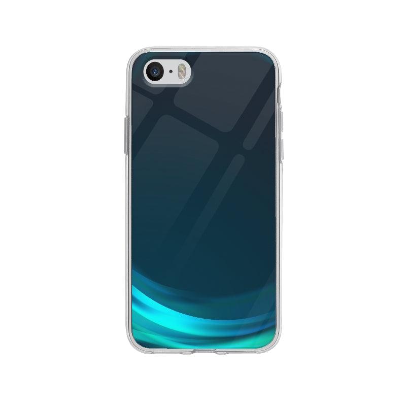Coque Vague Bleu pour iPhone 5S - Coque Wiqeo 5€-10€, Abstrait, Damien S, iPhone 5S Wiqeo, Déstockeur de Coques Pour iPhone