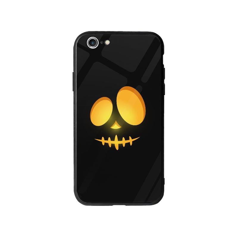 Coque Tête De Citrouille Effrayante Halloween pour iPhone 6 Plus - Transparent