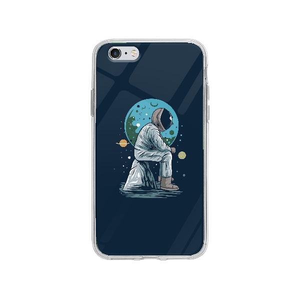 Coque Astronaute Assis pour iPhone 6 Plus - Coque Wiqeo 5€-10€, Espace, Fabrice M, Illustration, iPhone 6 Plus Wiqeo, Déstockeur de Coques Pour iPhone