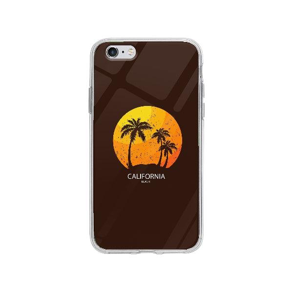 Coque California Beach pour iPhone 6 Plus - Coque Wiqeo 5€-10€, Illustration, iPhone 6 Plus, Sylvie A Wiqeo, Déstockeur de Coques Pour iPhone