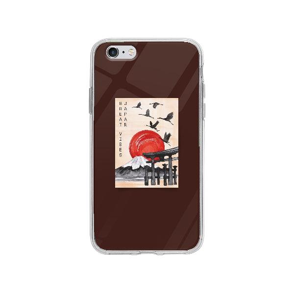 Coque Carte Postale Japon pour iPhone 6 Plus - Transparent