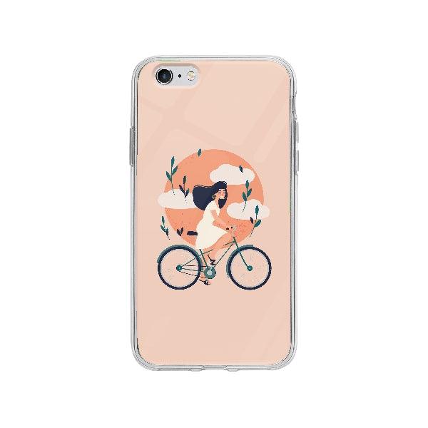 Coque Femme En Vélo pour iPhone 6 Plus - Coque Wiqeo 5€-10€, Cyrille F, Illustration, iPhone 6 Plus Wiqeo, Déstockeur de Coques Pour iPhone