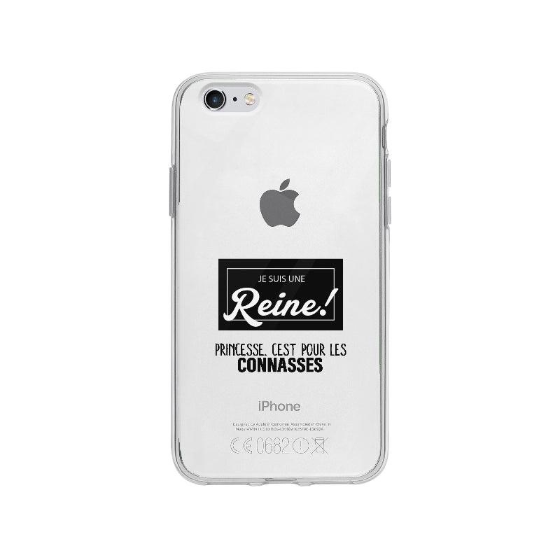 Coque Je Suis Reine pour iPhone 6 Plus - Coque Wiqeo 5€-10€, Amour, Cyrille F, Expression, Fierté, Français, iPhone 6 Plus, Tempérament Wiqeo, Déstockeur de Coques Pour iPhone