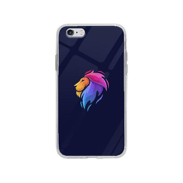 Coque Lion Abstrait pour iPhone 6 Plus - Coque Wiqeo 5€-10€, Abstrait, Animaux, iPhone 6 Plus, Oriane G Wiqeo, Déstockeur de Coques Pour iPhone
