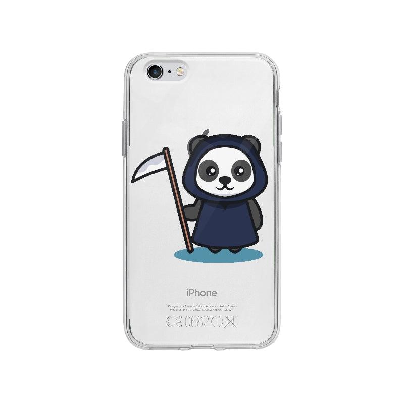 Coque Panda Déguisé En Faucheur pour iPhone 6 Plus - Coque Wiqeo 5€-10€, Axel L, Déguisé, Faucheur, Halloween, iPhone 6 Plus, Panda Wiqeo, Déstockeur de Coques Pour iPhone