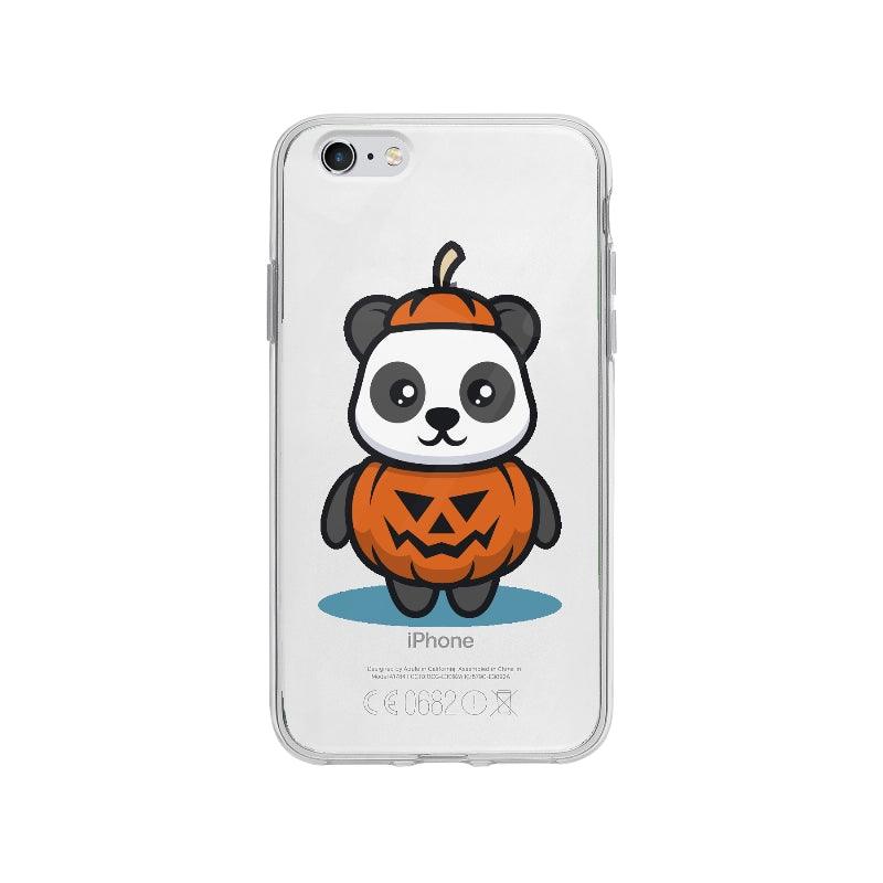 Coque Panda Tête De Citrouille Halloween pour iPhone 6 Plus - Coque Wiqeo 5€-10€, Citrouille, Fabien R, Halloween, iPhone 6 Plus, Panda Wiqeo, Déstockeur de Coques Pour iPhone