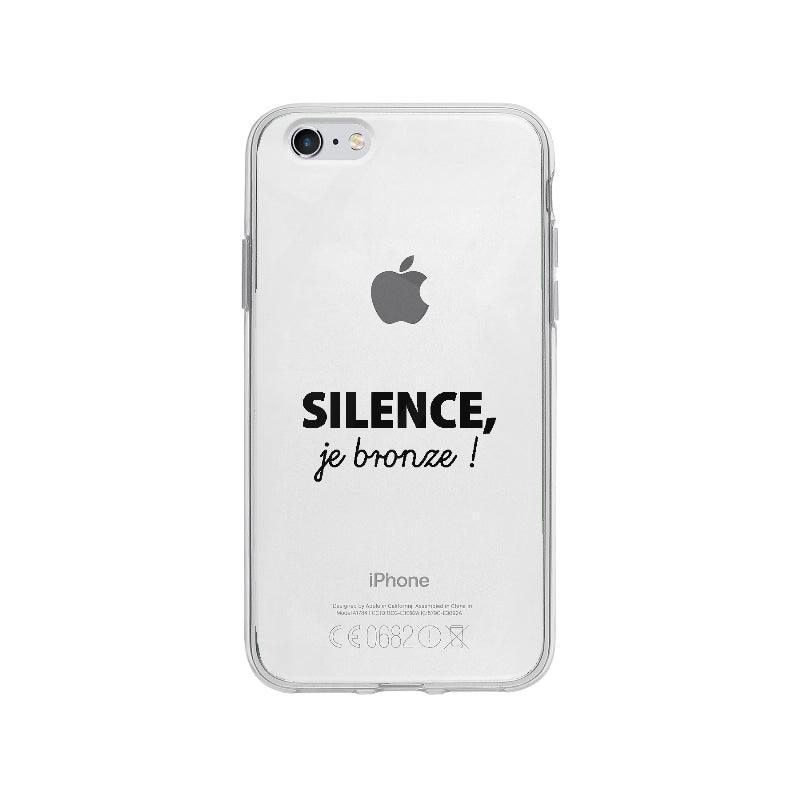 Coque Silence Je Bronze pour iPhone 6 Plus - Coque Wiqeo 5€-10€, Alice A, Drôle, Expression, Fierté, Français, iPhone 6 Plus, Tempérament Wiqeo, Déstockeur de Coques Pour iPhone