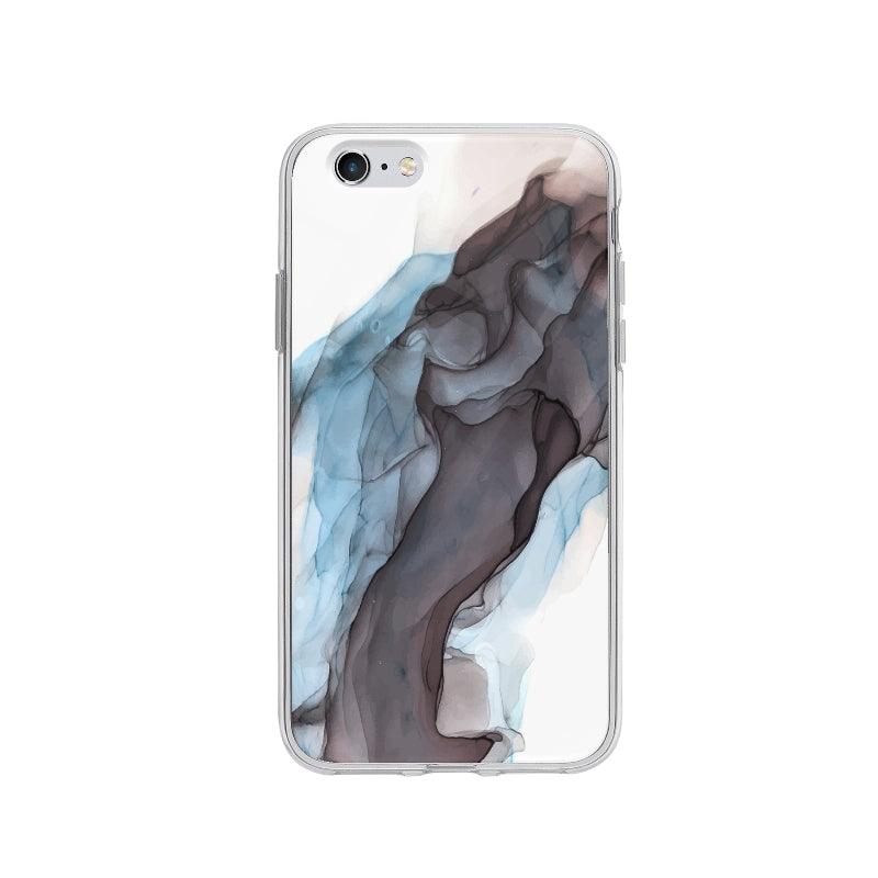 Coque Aquarelle Noire Bleue pour iPhone 6 - Coque Wiqeo 5€-10€, Abstrait, Georges K, iPhone 6 Wiqeo, Déstockeur de Coques Pour iPhone