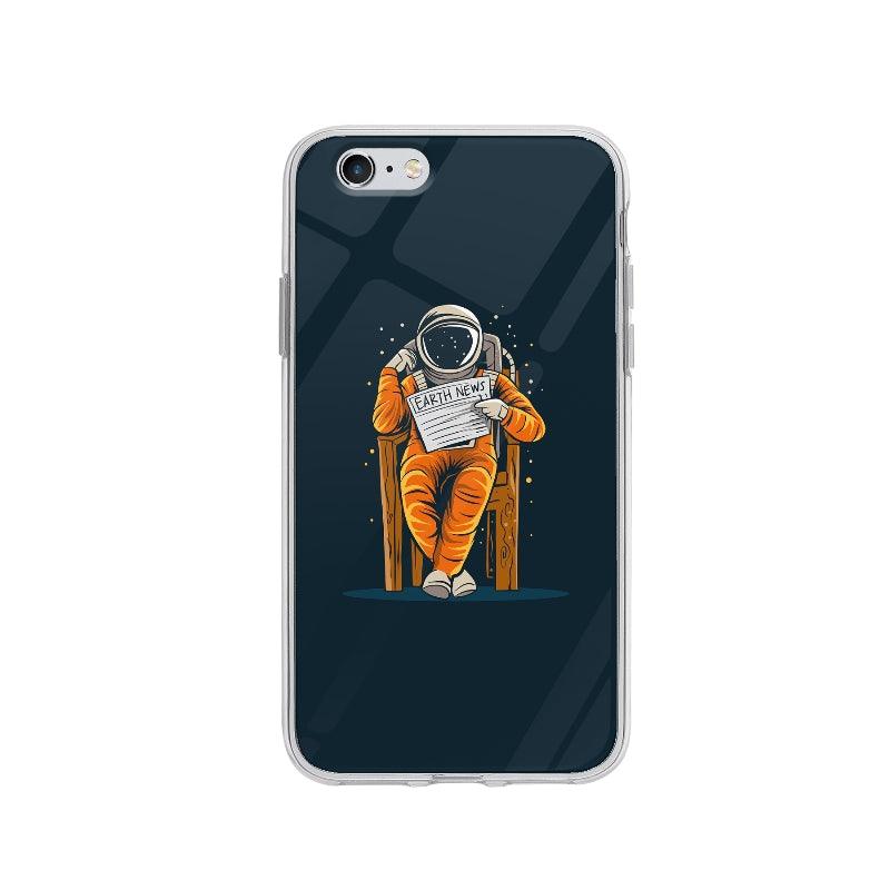 Coque Astronaute Assis pour iPhone 6 - Coque Wiqeo 5€-10€, Illustration, iPhone 6, Oriane G Wiqeo, Déstockeur de Coques Pour iPhone