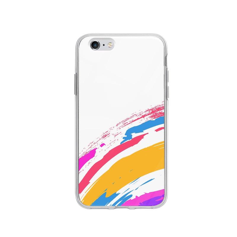 Coque Coups De Peinture Colorés pour iPhone 6 - Coque Wiqeo 5€-10€, Abstrait, Anais G, iPhone 6 Wiqeo, Déstockeur de Coques Pour iPhone