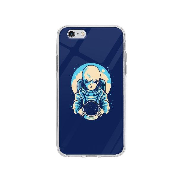 Coque Extraterrestre Astronaute pour iPhone 6 - Coque Wiqeo 5€-10€, Espace, Illustration, iPhone 6, Justine K Wiqeo, Déstockeur de Coques Pour iPhone