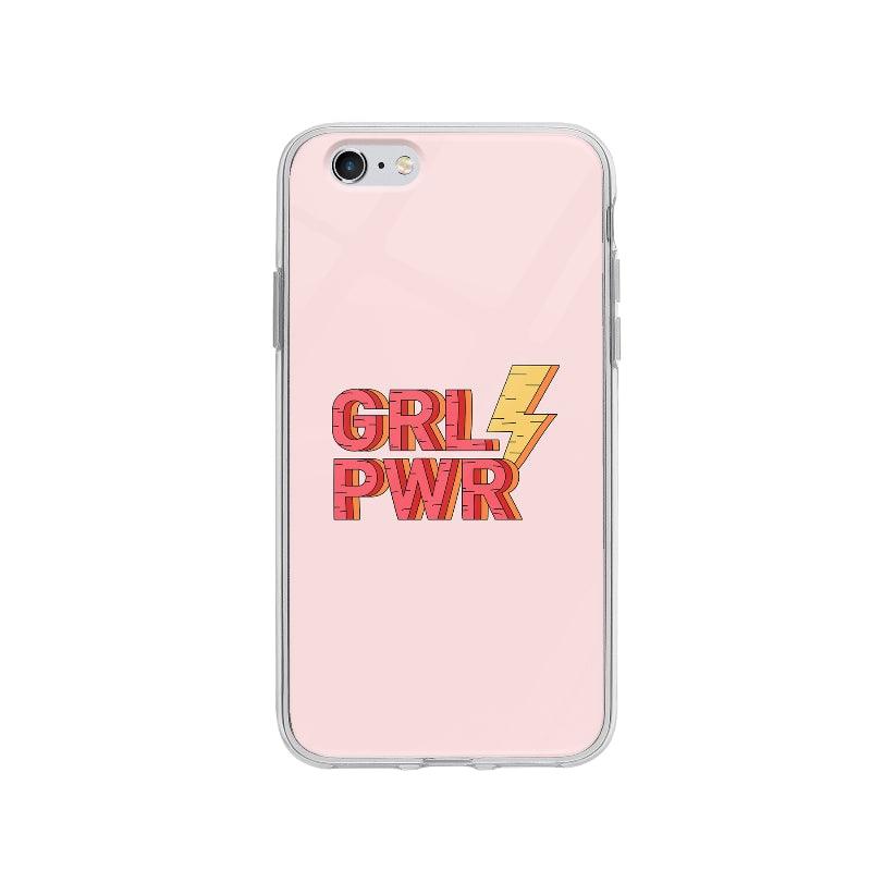 Coque Girl Power pour iPhone 6 - Coque Wiqeo 5€-10€, Camille H, Illustration, iPhone 6, Texte Wiqeo, Déstockeur de Coques Pour iPhone