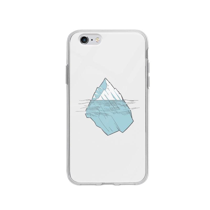 Coque Iceberg Dessiné pour iPhone 6 - Coque Wiqeo 5€-10€, Chantal W, Illustration, iPhone 6 Wiqeo, Déstockeur de Coques Pour iPhone