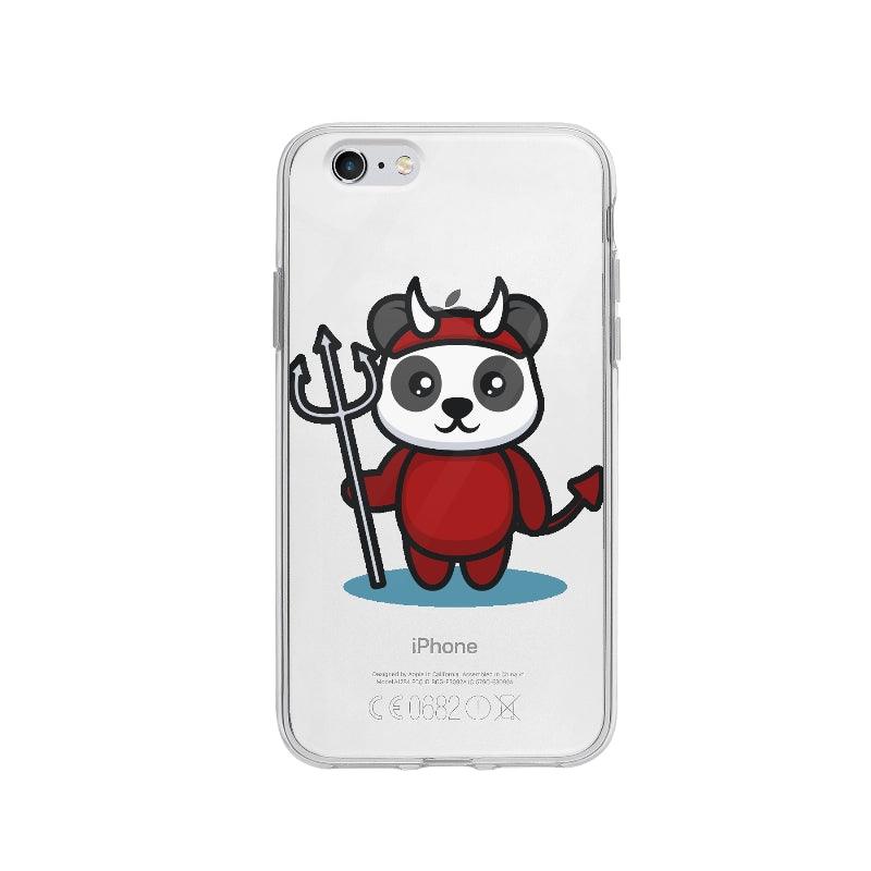 Coque Panda Déguisé En Diable pour iPhone 6 - Coque Wiqeo 5€-10€, Déguisé, Gautier N, Halloween, iPhone 6, Panda Wiqeo, Déstockeur de Coques Pour iPhone