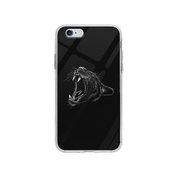 Coque Puma Noir Et Blanc pour iPhone 6 - Coque Wiqeo 5€-10€, Animaux, Catherine K, Illustration, iPhone 6 Wiqeo, Déstockeur de Coques Pour iPhone