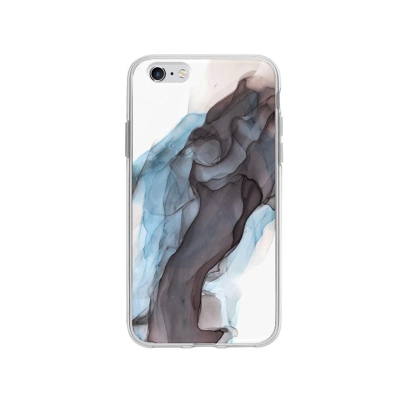 Coque Aquarelle Noire Bleue pour iPhone 6S Plus - Coque Wiqeo 5€-10€, Abstrait, Georges K, iPhone 6S Plus Wiqeo, Déstockeur de Coques Pour iPhone