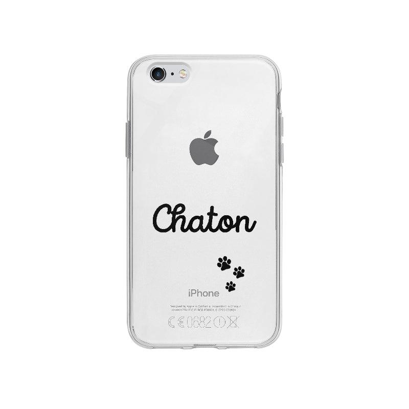 Coque Chaton pour iPhone 6S Plus - Coque Wiqeo 5€-10€, Expression, Français, Gautier N, iPhone 6S Plus, Mignon Wiqeo, Déstockeur de Coques Pour iPhone