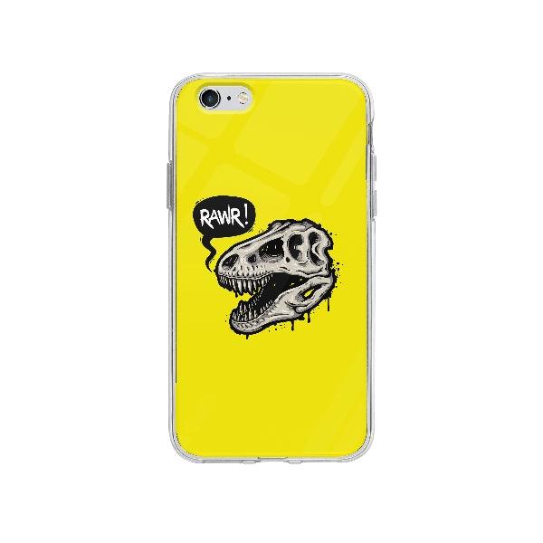 Coque Crâne De Dinosaure pour iPhone 6S Plus - Coque Wiqeo 5€-10€, Animaux, Illustration, iPhone 6S Plus, Iris D Wiqeo, Déstockeur de Coques Pour iPhone