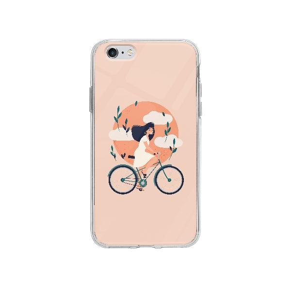 Coque Femme En Vélo pour iPhone 6S Plus - Coque Wiqeo 5€-10€, Cyrille F, Illustration, iPhone 6S Plus Wiqeo, Déstockeur de Coques Pour iPhone