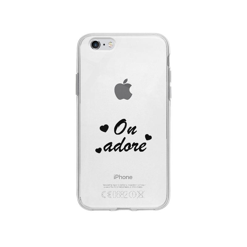 Coque On Adore pour iPhone 6S Plus - Coque Wiqeo 5€-10€, Amour, Expression, Fierté, Français, iPhone 6S Plus, Sylvie A, Tempérament Wiqeo, Déstockeur de Coques Pour iPhone