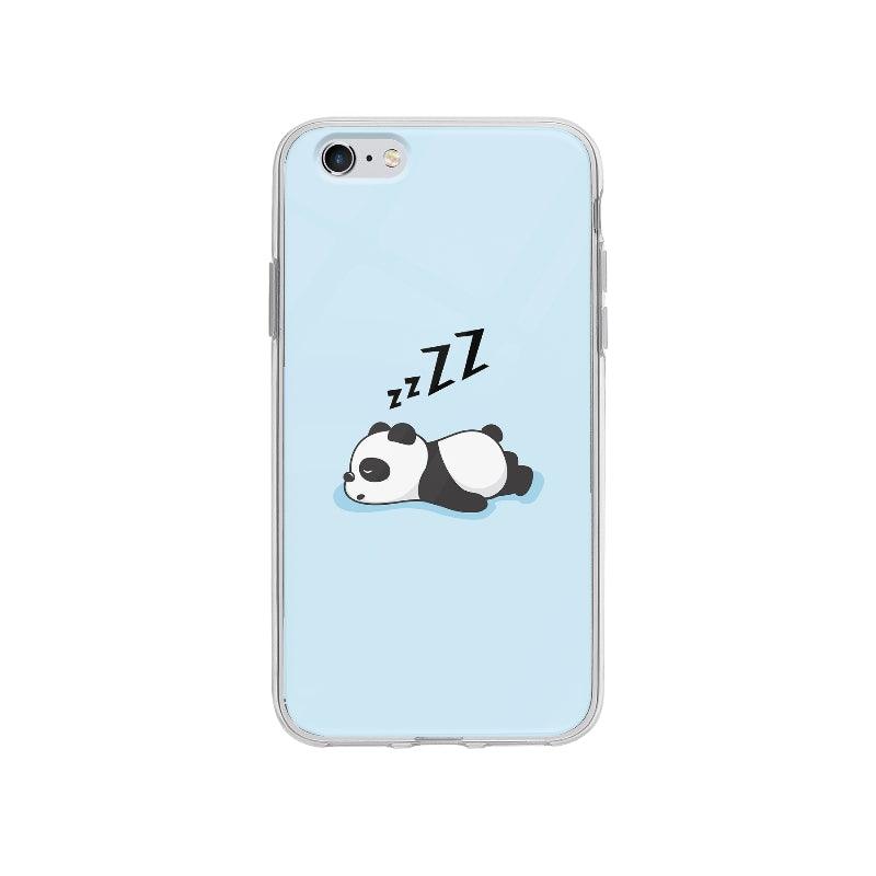 Coque Panda Endormi pour iPhone 6S Plus - Coque Wiqeo 5€-10€, Animaux, Bastien M, Illustration, iPhone 6S Plus, Mignon Wiqeo, Déstockeur de Coques Pour iPhone