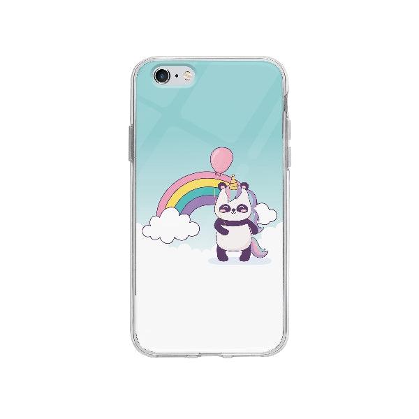 Coque Panda Unicorne pour iPhone 6S Plus - Coque Wiqeo 5€-10€, Animaux, Gabriel N, Illustration, iPhone 6S Plus, Mignon Wiqeo, Déstockeur de Coques Pour iPhone
