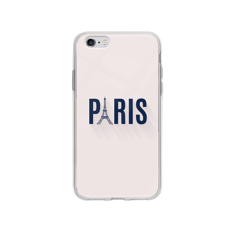 Coque Paris Tour Eiffel pour iPhone 6S Plus - Coque Wiqeo 5€-10€, Illustration, iPhone 6S Plus, Oriane G, Texte, Voyage Wiqeo, Déstockeur de Coques Pour iPhone