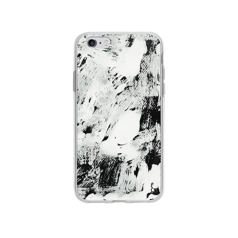 Coque Peinture Blanche Et Noire pour iPhone 6S Plus - Coque Wiqeo 5€-10€, Abstrait, iPhone 6S Plus, Irene S Wiqeo, Déstockeur de Coques Pour iPhone