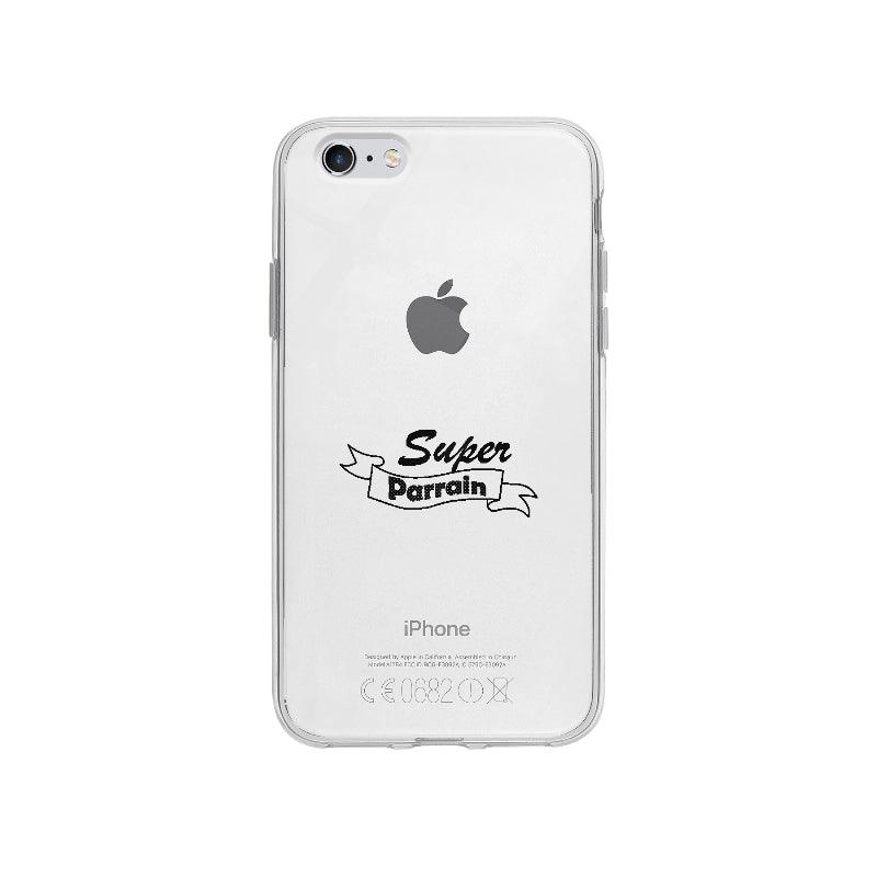Coque Super Parrain pour iPhone 6S Plus - Coque Wiqeo 5€-10€, Amour, Expression, Fierté, Français, iPhone 6S Plus, Rachel B, Tempérament Wiqeo, Déstockeur de Coques Pour iPhone