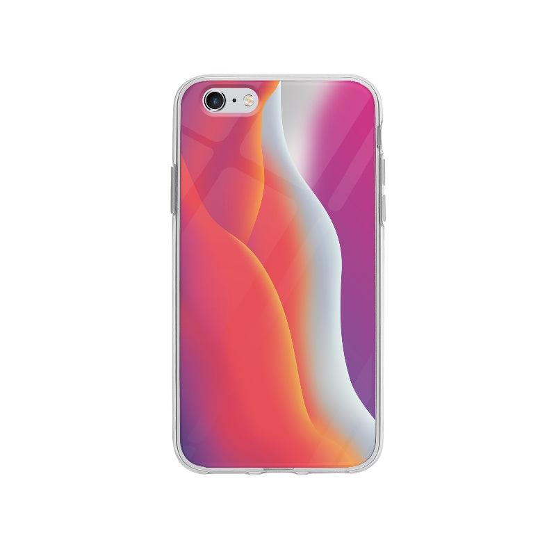 Coque Vagues Douces Colorées pour iPhone 6S Plus - Coque Wiqeo 5€-10€, Abstrait, iPhone 6S Plus, Rachel B Wiqeo, Déstockeur de Coques Pour iPhone
