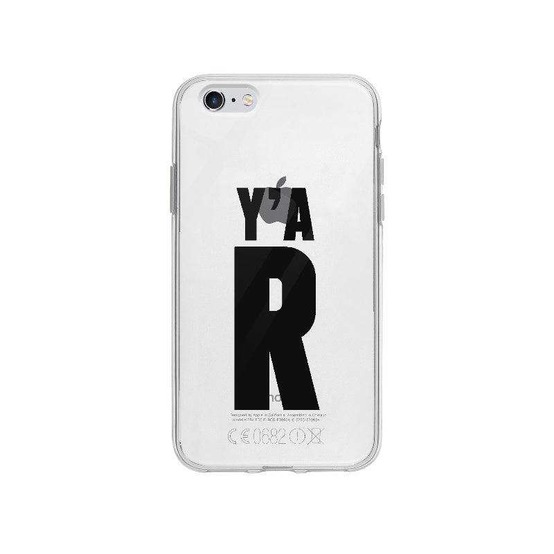 Coque Y'a R Il N'y A Rien pour iPhone 6S Plus - Coque Wiqeo 5€-10€, Drôle, Expression, Français, iPhone 6S Plus, Lydie T Wiqeo, Déstockeur de Coques Pour iPhone