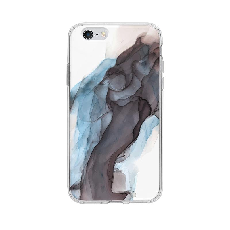 Coque Aquarelle Noire Bleue pour iPhone 6S - Coque Wiqeo 5€-10€, Abstrait, Georges K, iPhone 6S Wiqeo, Déstockeur de Coques Pour iPhone