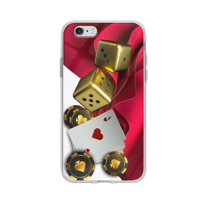 Coque As Poker pour iPhone 6S - Coque Wiqeo 5€-10€, Emmanuel P, Illustration, iPhone 6S Wiqeo, Déstockeur de Coques Pour iPhone