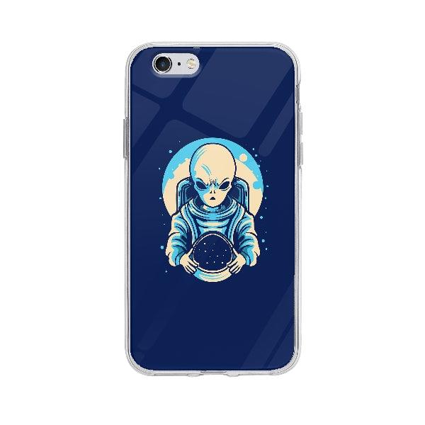 Coque Extraterrestre Astronaute pour iPhone 6S - Coque Wiqeo 5€-10€, Espace, Illustration, iPhone 6S, Justine K Wiqeo, Déstockeur de Coques Pour iPhone
