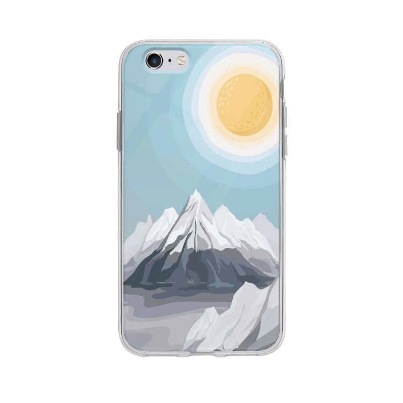 Coque Montagnes De Neige pour iPhone 6S - Coque Wiqeo 5€-10€, Florent K, Illustration, iPhone 6S, Paysage Wiqeo, Déstockeur de Coques Pour iPhone