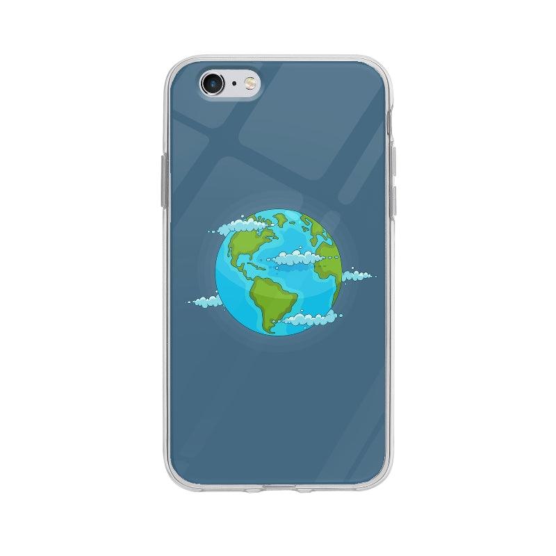 Coque Planète Terre pour iPhone 6S - Coque Wiqeo 5€-10€, Alice A, Illustration, iPhone 6S Wiqeo, Déstockeur de Coques Pour iPhone