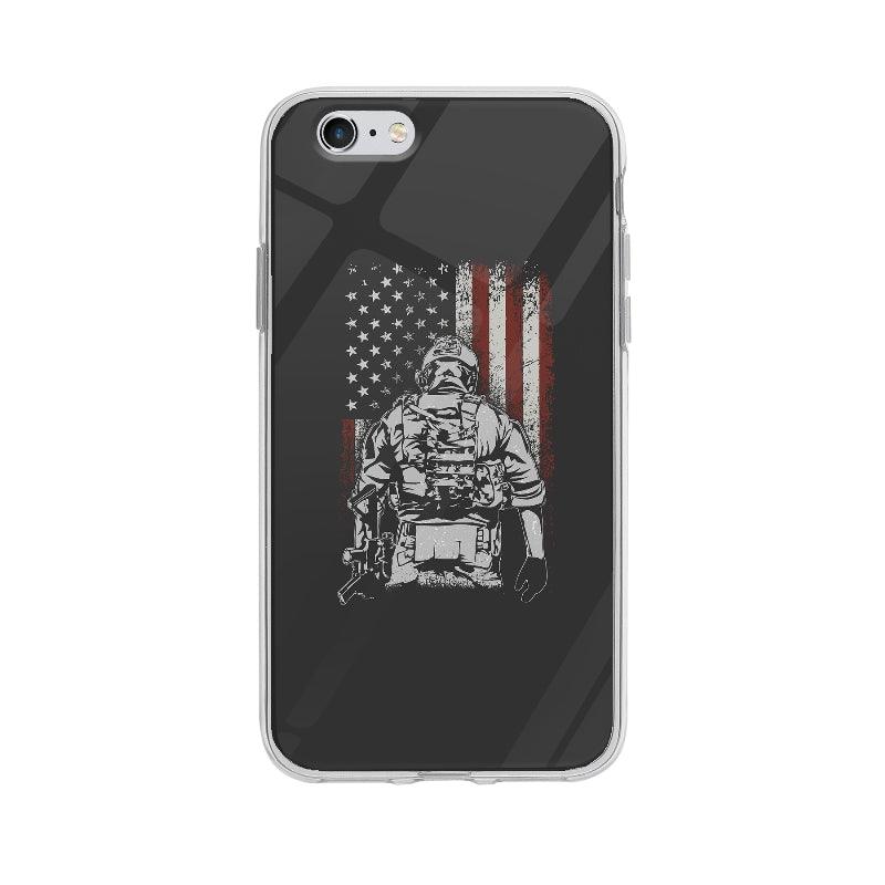 Coque Soldat Américain pour iPhone 6S - Coque Wiqeo 5€-10€, Fabien R, Illustration, iPhone 6S Wiqeo, Déstockeur de Coques Pour iPhone