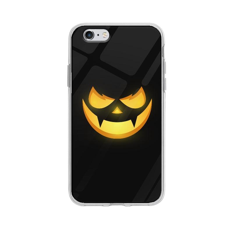 Coque Tête De Citrouille Effrayante Halloween pour iPhone 6S - Coque Wiqeo 5€-10€, Alais B, Citrouille, Effrayante, Halloween, iPhone 6S Wiqeo, Déstockeur de Coques Pour iPhone