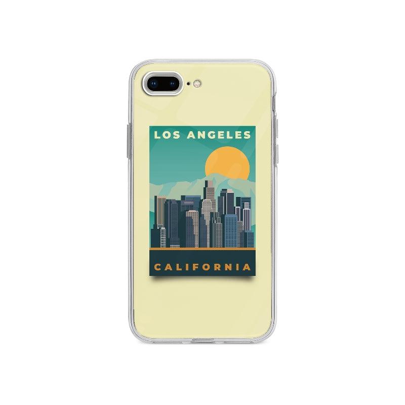 Coque Affiche Los Angeles pour iPhone 7 Plus - Coque Wiqeo 10€-15€, Bastien M, Illustration, iPhone 7 Plus, Voyage Wiqeo, Déstockeur de Coques Pour iPhone