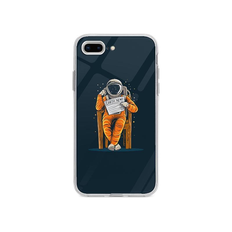 Coque Astronaute Assis pour iPhone 7 Plus - Coque Wiqeo 10€-15€, Illustration, iPhone 7 Plus, Oriane G Wiqeo, Déstockeur de Coques Pour iPhone