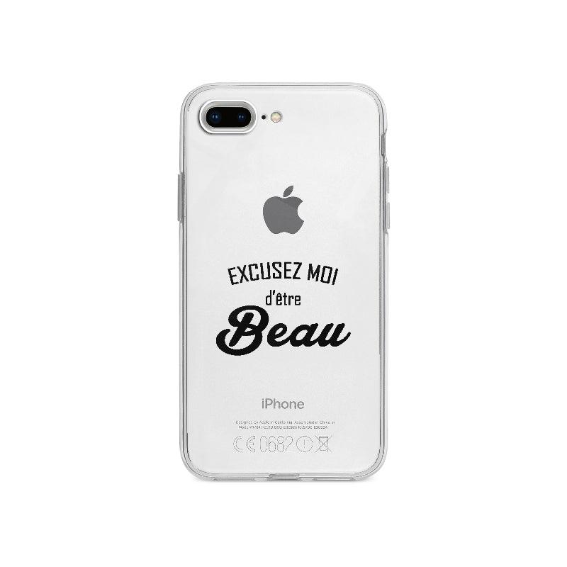 Coque Excusez Moi D'être Beau pour iPhone 7 Plus - Coque Wiqeo 10€-15€, Expression, Fierté, Français, Giselle D, iPhone 7 Plus, Tempérament Wiqeo, Déstockeur de Coques Pour iPhone