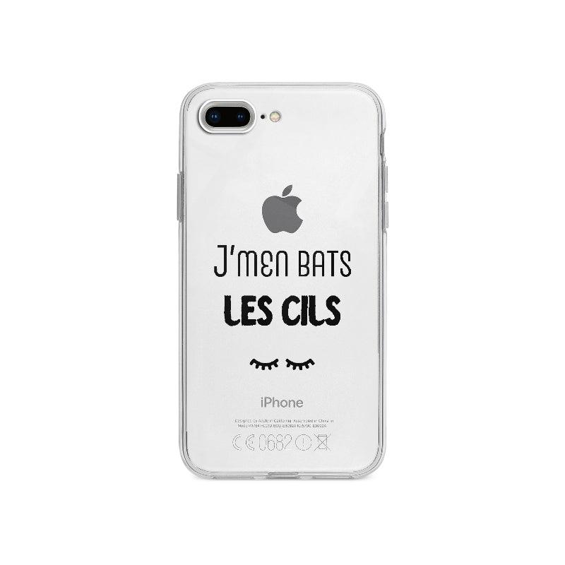 Coque J'men Bats Les Cils pour iPhone 7 Plus - Coque Wiqeo 10€-15€, Camille H, Drôle, Expression, Français, iPhone 7 Plus Wiqeo, Déstockeur de Coques Pour iPhone