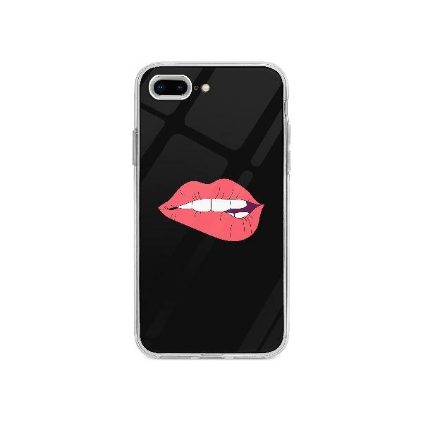 Coque Lèvres Rouges pour iPhone 7 Plus - Coque Wiqeo 10€-15€, Cyprien R, Illustration, iPhone 7 Plus Wiqeo, Déstockeur de Coques Pour iPhone
