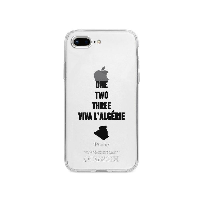 Coque One Two Three Viva L'algérie pour iPhone 7 Plus - Coque Wiqeo 10€-15€, Algérien, Axel L, Expression, Football, Français, iPhone 7 Plus Wiqeo, Déstockeur de Coques Pour iPhone