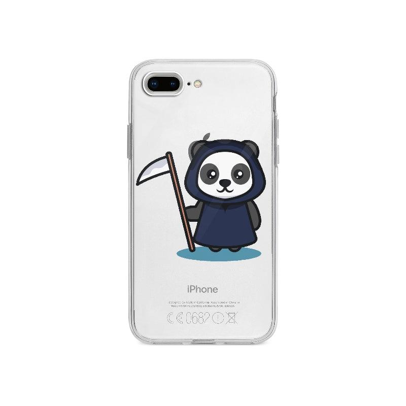 Coque Panda Déguisé En Faucheur pour iPhone 7 Plus - Coque Wiqeo 10€-15€, Axel L, Déguisé, Faucheur, Halloween, iPhone 7 Plus, Panda Wiqeo, Déstockeur de Coques Pour iPhone