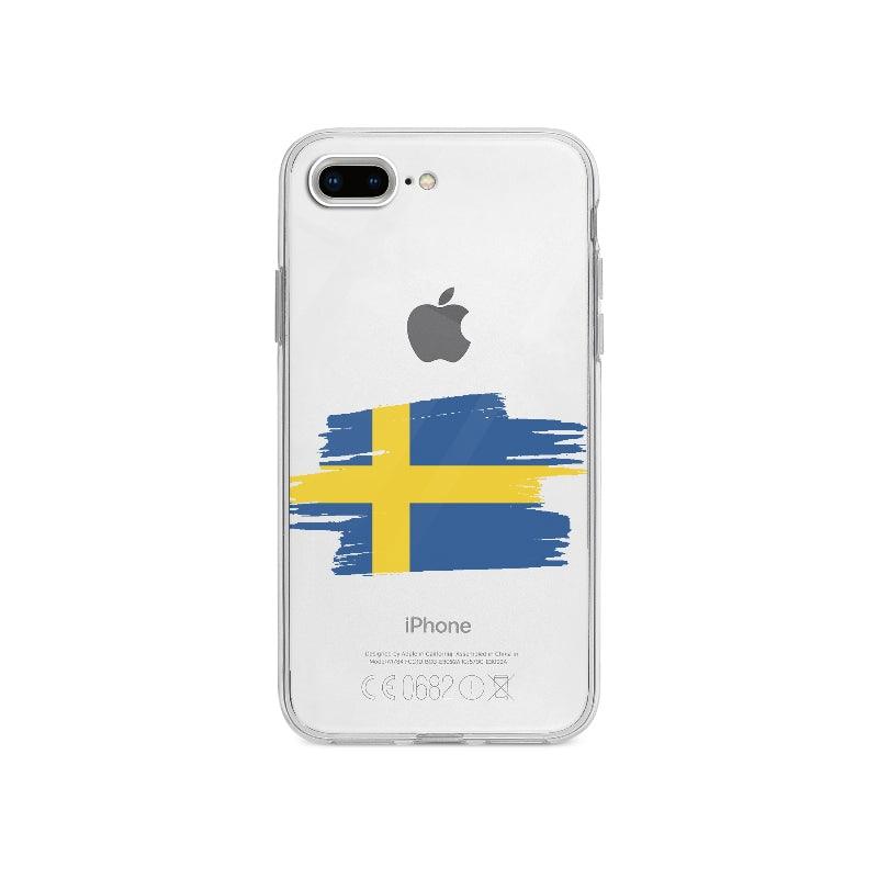 Coque Suède pour iPhone 7 Plus - Coque Wiqeo 10€-15€, Camille H, Drapeau, iPhone 7 Plus, Pays, Suède Wiqeo, Déstockeur de Coques Pour iPhone