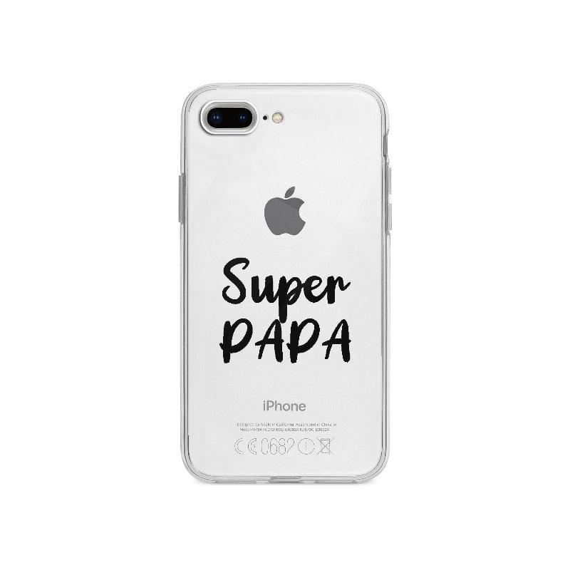Coque Super Papa pour iPhone 7 Plus - Coque Wiqeo 10€-15€, Amour, Denis H, Expression, Fierté, Français, iPhone 7 Plus Wiqeo, Déstockeur de Coques Pour iPhone
