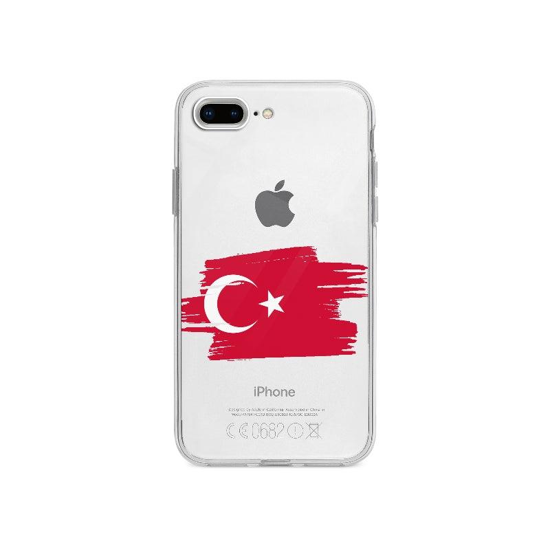 Coque Turquie pour iPhone 7 Plus - Coque Wiqeo 10€-15€, Camille B, Drapeau, iPhone 7 Plus, Pays, Turquie Wiqeo, Déstockeur de Coques Pour iPhone