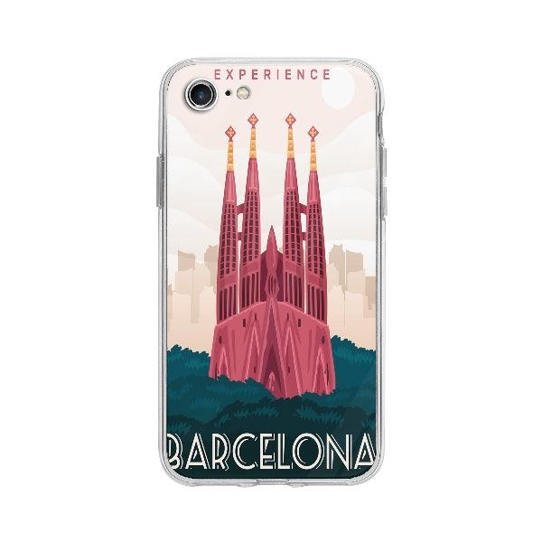 Coque Affiche De Voyage Barcelone pour iPhone 7 - Coque Wiqeo 10€-15€, Illustration, iPhone 7, Jade A, Voyage Wiqeo, Déstockeur de Coques Pour iPhone